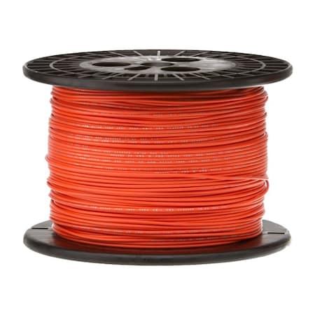 10 AWG Gauge UL3173 Stranded Hook Up Wire, 600V, 0.187in. Diameter, Orange, 500 Ft Length